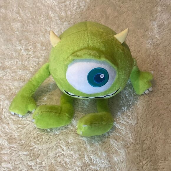 Disney Pixar Monsters Inc Mike Wazowski Plush Stuffed Animal X-Large - Picture 3 of 5